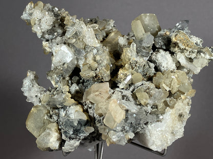 Bergkristall/Calcit - Pfunds/Tirol ca. 10x8cm