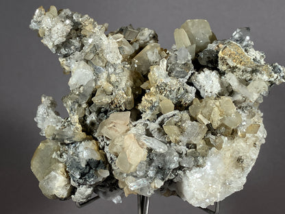 Bergkristall/Calcit - Pfunds/Tirol ca. 10x8cm