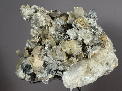 Bergkristall/Calcit - Pfunds/Tirol ca. 10x8cm