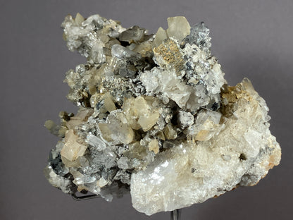 Bergkristall/Calcit - Pfunds/Tirol ca. 10x8cm