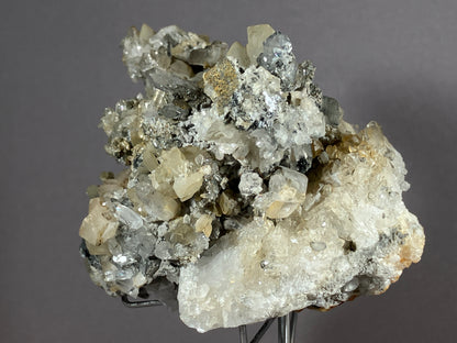 Bergkristall/Calcit - Pfunds/Tirol ca. 10x8cm