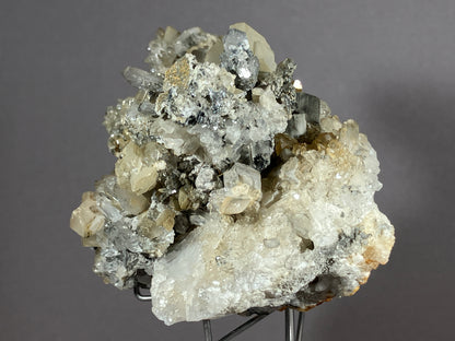 Bergkristall/Calcit - Pfunds/Tirol ca. 10x8cm