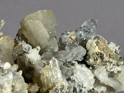Bergkristall/Calcit - Pfunds/Tirol ca. 10x8cm