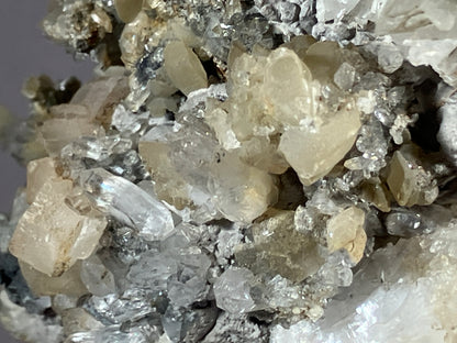 Bergkristall/Calcit - Pfunds/Tirol ca. 10x8cm