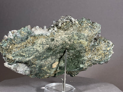 Amethyst/Pyrit - Siebenbürgen/Rumänien ca. 13,5x7,5cm