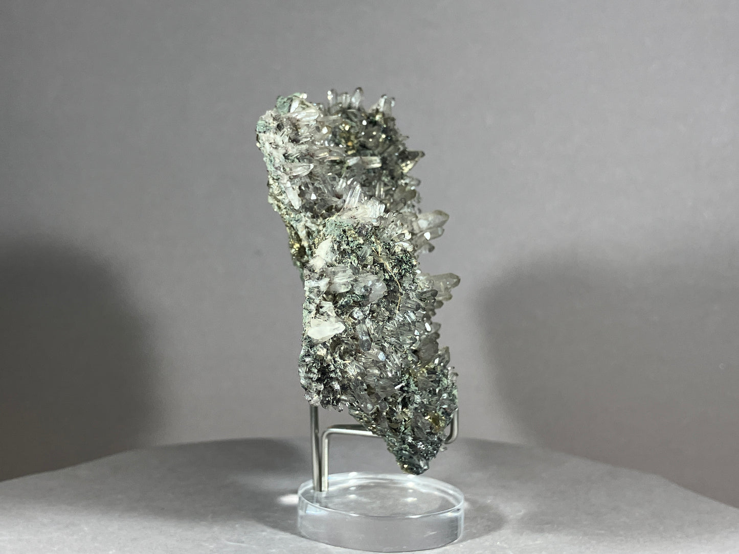 Amethyst/Pyrit - Siebenbürgen/Rumänien ca. 13,5x7,5cm