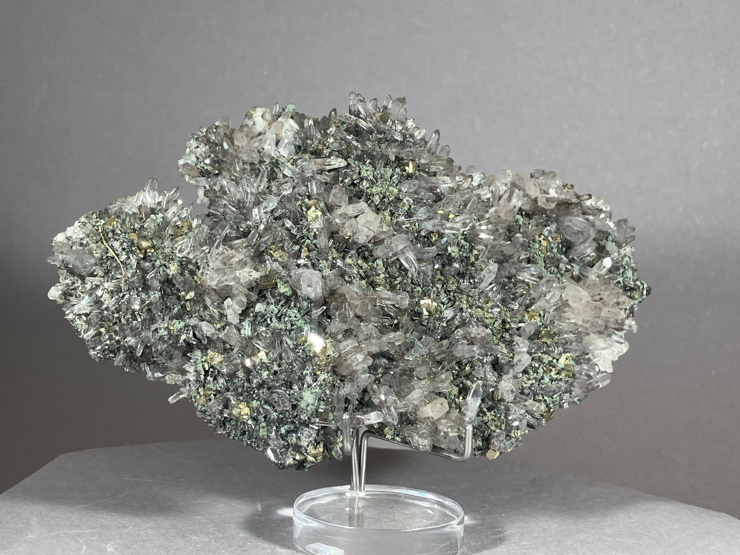 Amethyst/Pyrit - Siebenbürgen/Rumänien ca. 13,5x7,5cm