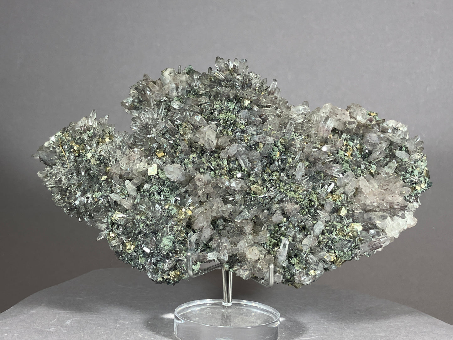 Amethyst/Pyrit - Siebenbürgen/Rumänien ca. 13,5x7,5cm