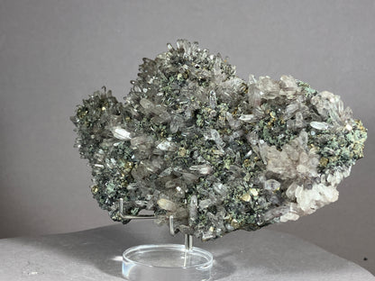 Amethyst/Pyrit - Siebenbürgen/Rumänien ca. 13,5x7,5cm
