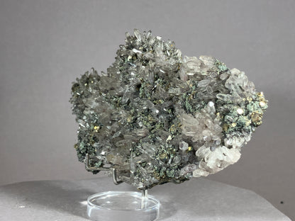 Amethyst/Pyrit - Siebenbürgen/Rumänien ca. 13,5x7,5cm