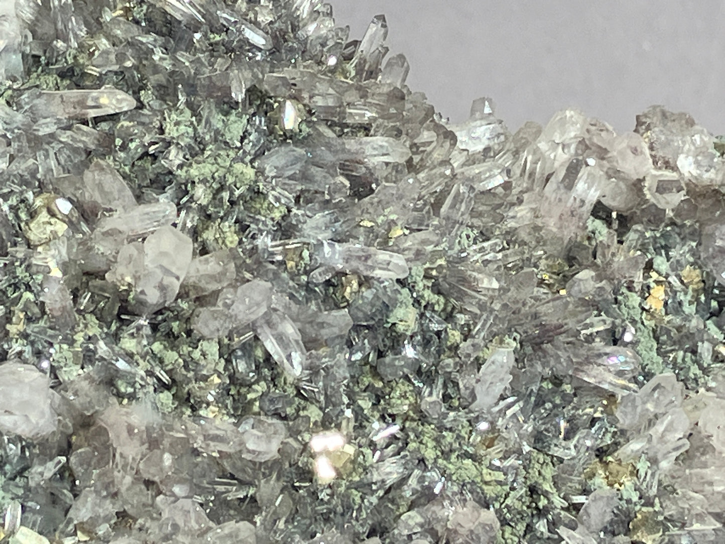 Amethyst/Pyrit - Siebenbürgen/Rumänien ca. 13,5x7,5cm