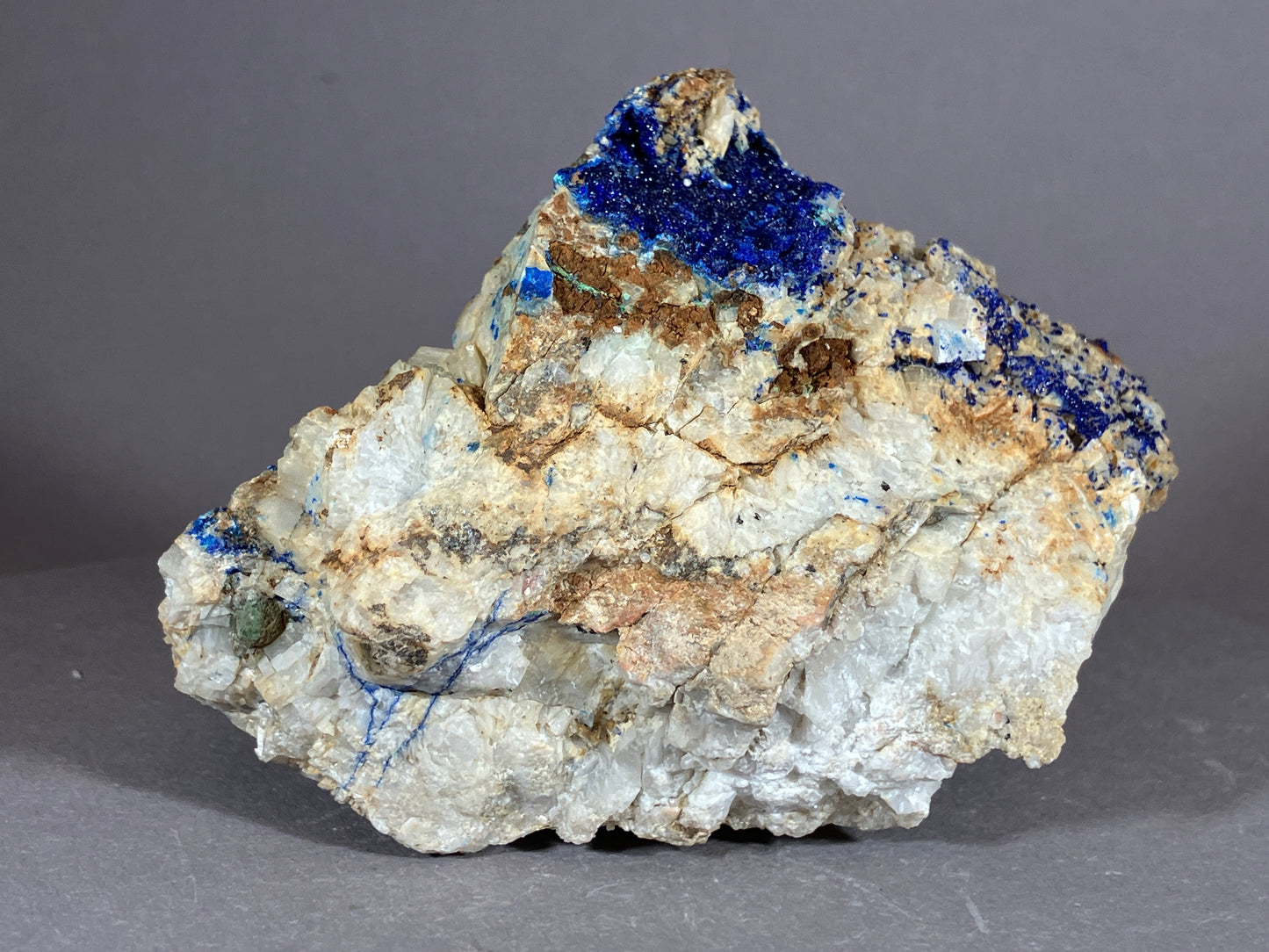 Azurit/Dolomit - St. Gertraudi/Tirol ca. 8,5x7cm