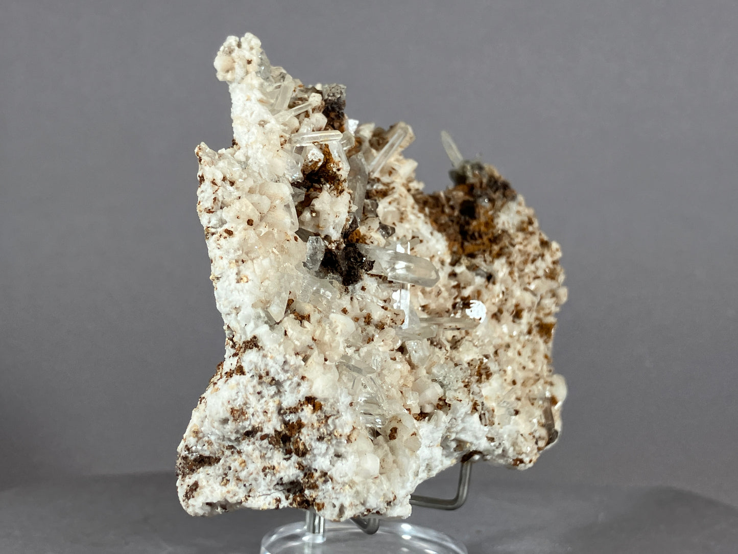 Bergkristall/Periklin - Zemmgrund/Zillertal ca. 8,5x6,5cm