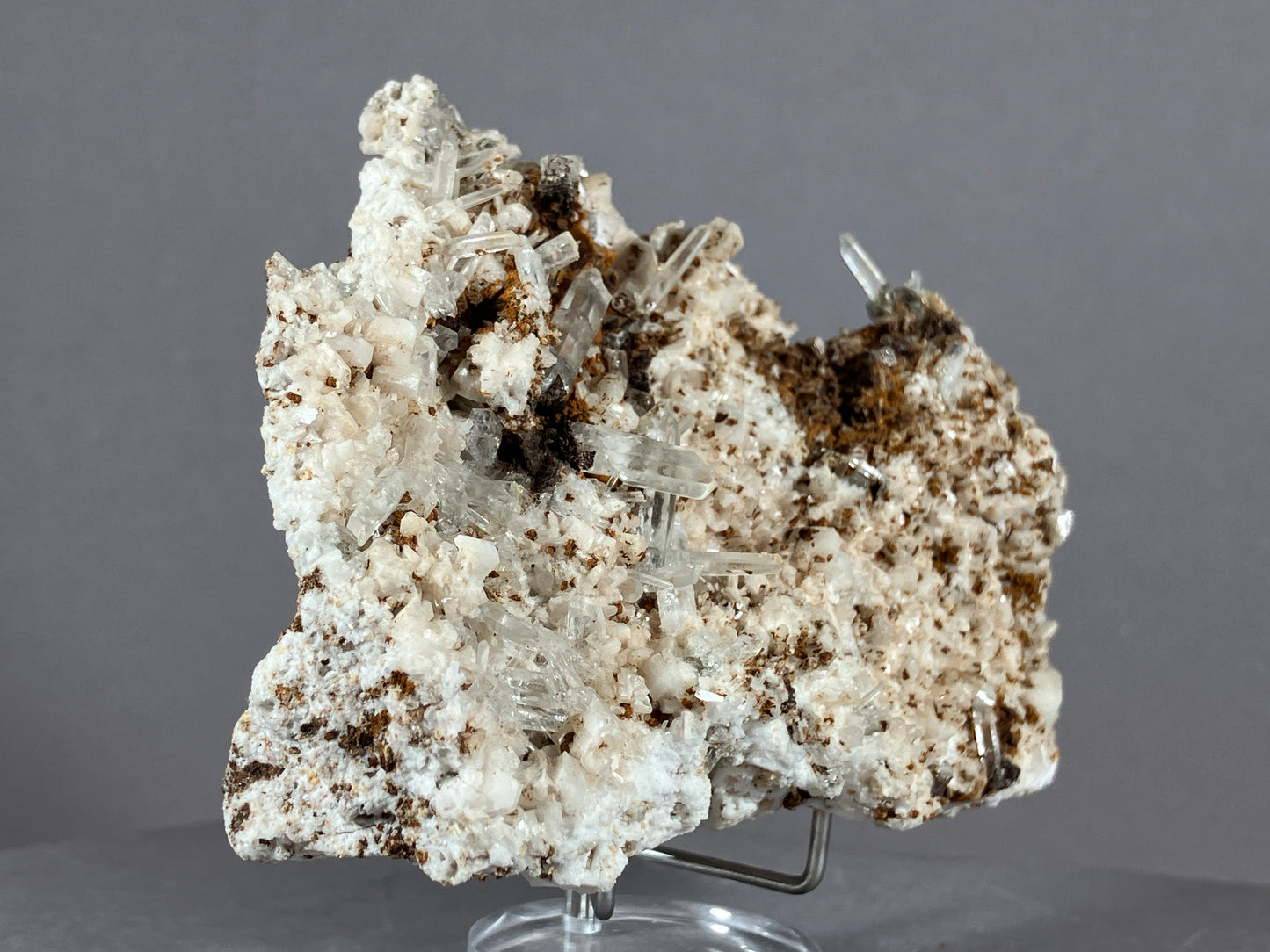 Bergkristall/Periklin - Zemmgrund/Zillertal ca. 8,5x6,5cm