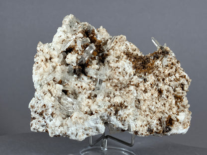 Bergkristall/Periklin - Zemmgrund/Zillertal ca. 8,5x6,5cm