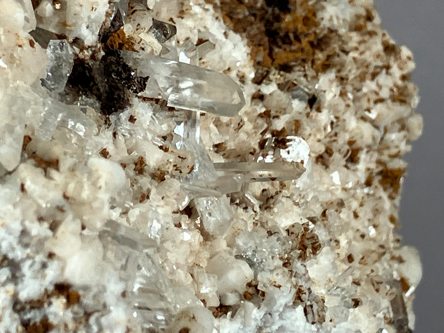 Bergkristall/Periklin - Zemmgrund/Zillertal ca. 8,5x6,5cm