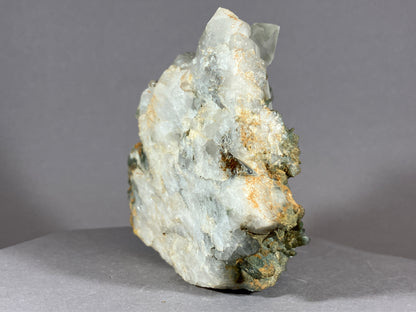 Bergkristall/Chlorit - Thusis/Schweiz ca. 10x9cm