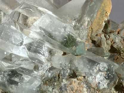 Bergkristall/Chlorit - Thusis/Schweiz ca. 10x9cm