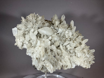 Bergkristall/Chalkopyrit - Baja Sprie/Rumänien ca. 21x16cm