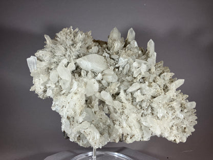 Bergkristall/Chalkopyrit - Baja Sprie/Rumänien ca. 21x16cm