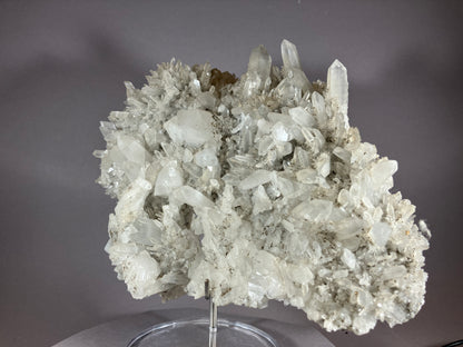 Bergkristall/Chalkopyrit - Baja Sprie/Rumänien ca. 21x16cm
