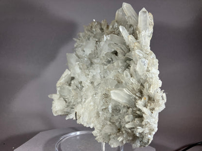 Bergkristall/Chalkopyrit - Baja Sprie/Rumänien ca. 21x16cm
