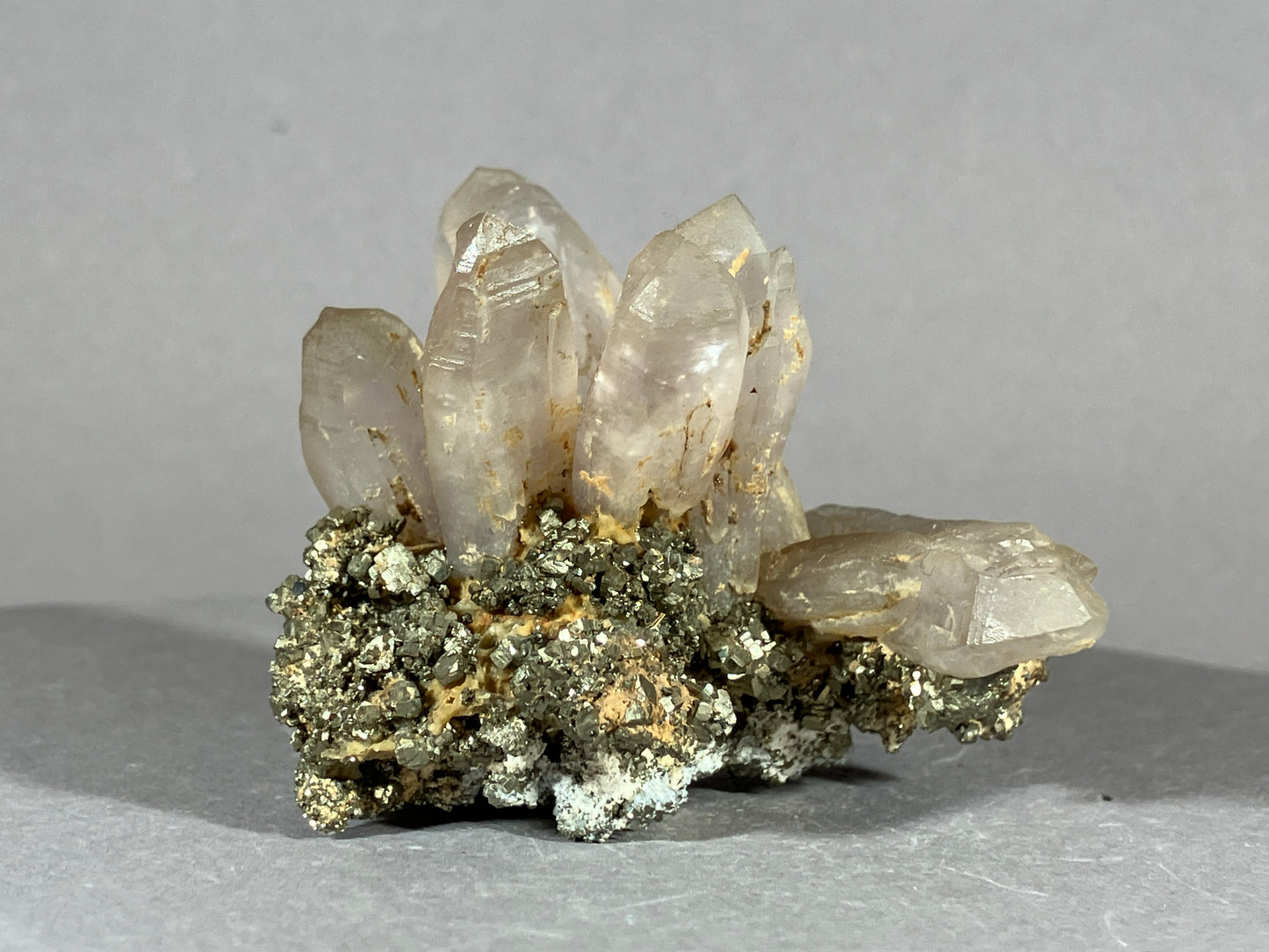 Amethyst/Pyrit - Siebenbürgen/Rumänien ca. 5,5x5,5cm