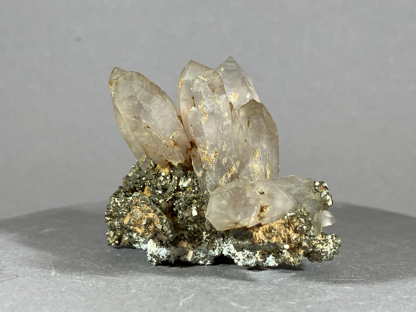 Amethyst/Pyrit - Siebenbürgen/Rumänien ca. 5,5x5,5cm