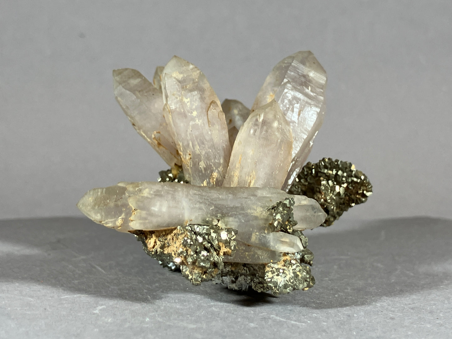Amethyst/Pyrit - Siebenbürgen/Rumänien ca. 5,5x5,5cm