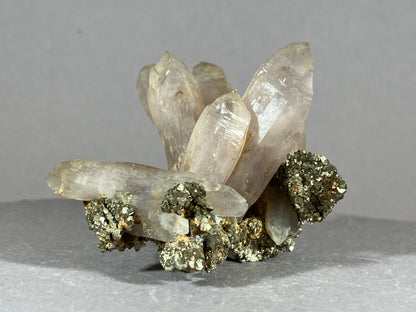 Amethyst/Pyrit - Siebenbürgen/Rumänien ca. 5,5x5,5cm