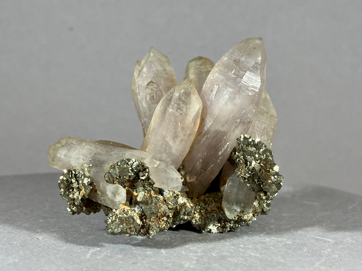 Amethyst/Pyrit - Siebenbürgen/Rumänien ca. 5,5x5,5cm