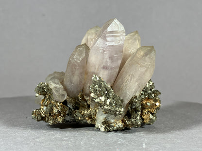 Amethyst/Pyrit - Siebenbürgen/Rumänien ca. 5,5x5,5cm