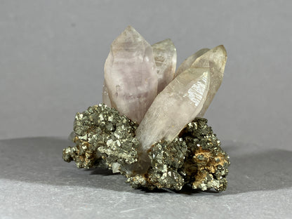 Amethyst/Pyrit - Siebenbürgen/Rumänien ca. 5,5x5,5cm
