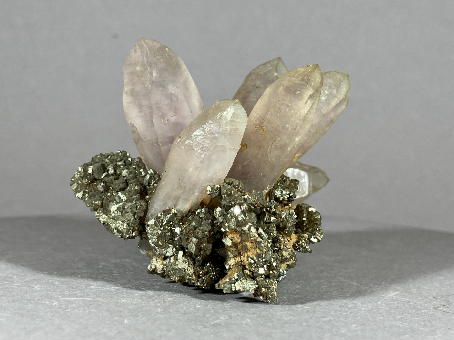 Amethyst/Pyrit - Siebenbürgen/Rumänien ca. 5,5x5,5cm
