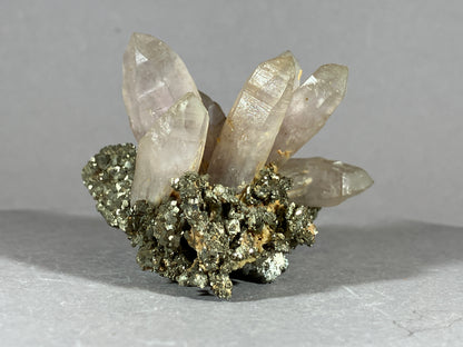 Amethyst/Pyrit - Siebenbürgen/Rumänien ca. 5,5x5,5cm