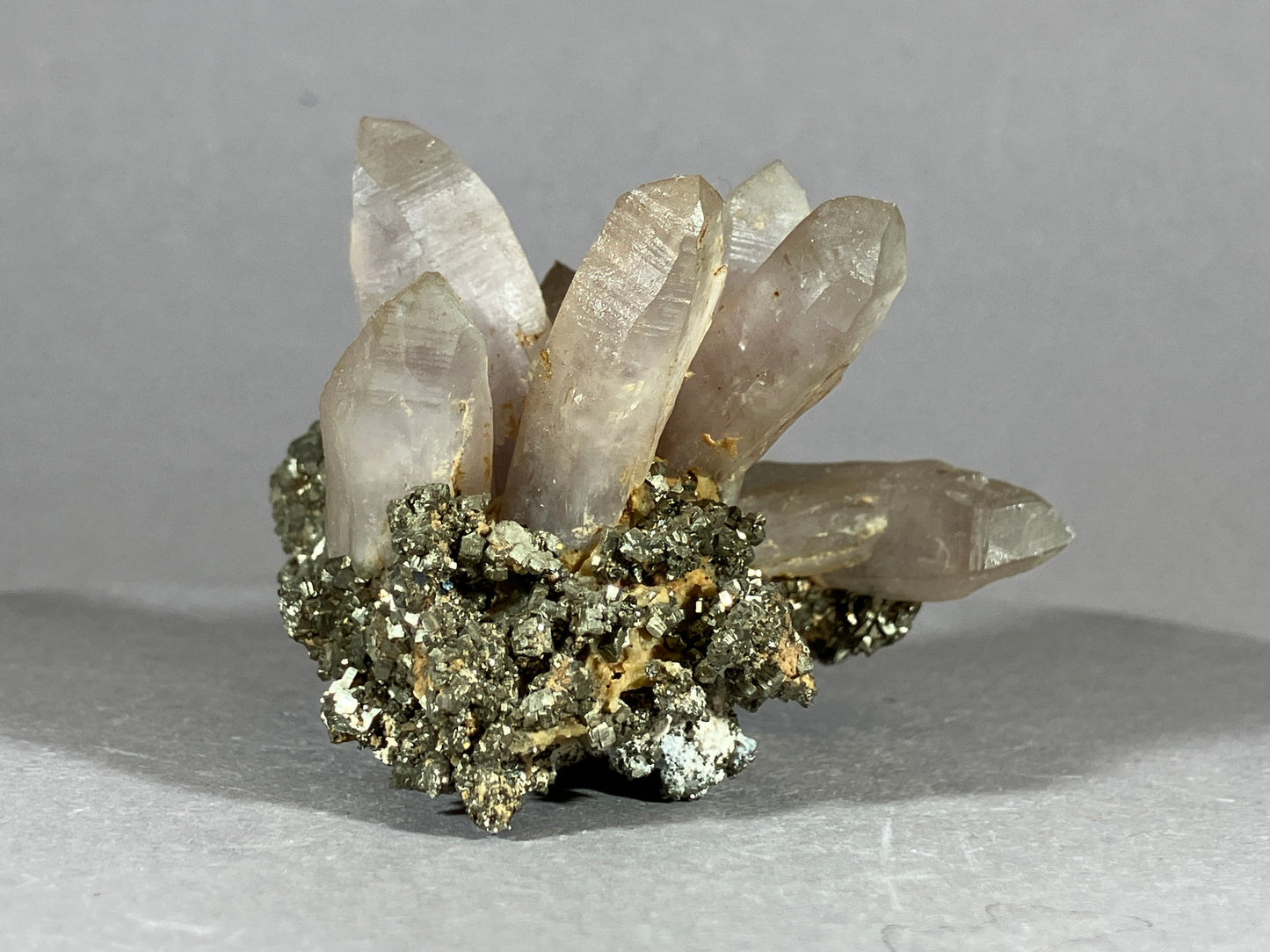 Amethyst/Pyrit - Siebenbürgen/Rumänien ca. 5,5x5,5cm