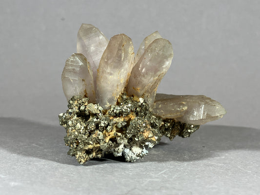 Amethyst/Pyrit - Siebenbürgen/Rumänien ca. 5,5x5,5cm