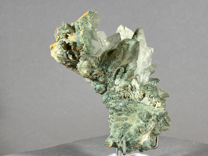 Bergkristall/Chlorit - Thusis/Schweiz ca. 7,5x6,5cm