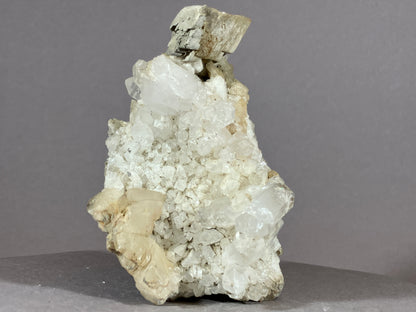 Bergkristall/Calcit - Pfunds/Tirol ca. 9x5cm