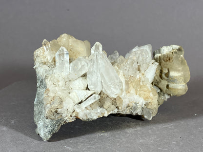 Bergkristall/Calcit - Pfunds/Tirol ca. 9x5cm