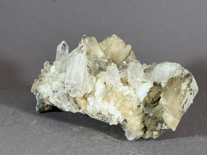 Bergkristall/Calcit - Pfunds/Tirol ca. 9x5cm