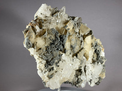 Bergkristall/Calcit - Pfunds/Tirol ca. 18x14cm