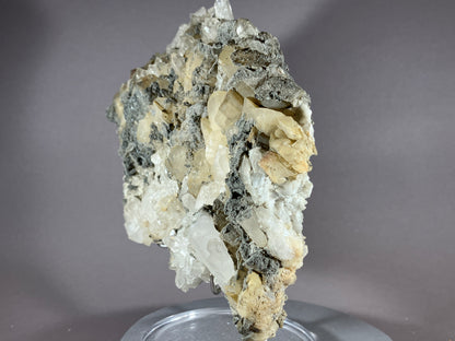 Bergkristall/Calcit - Pfunds/Tirol ca. 18x14cm