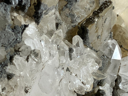 Bergkristall/Calcit - Pfunds/Tirol ca. 18x14cm