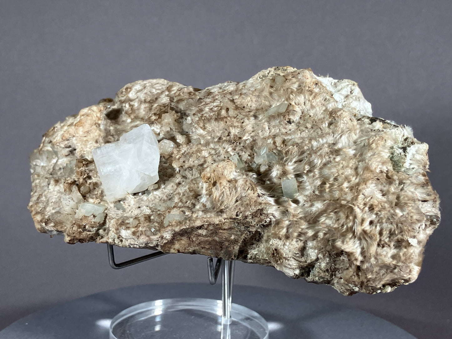 Adular/Amiant/Albit - Teiftal/Uri/Schweiz ca. 13x6cm