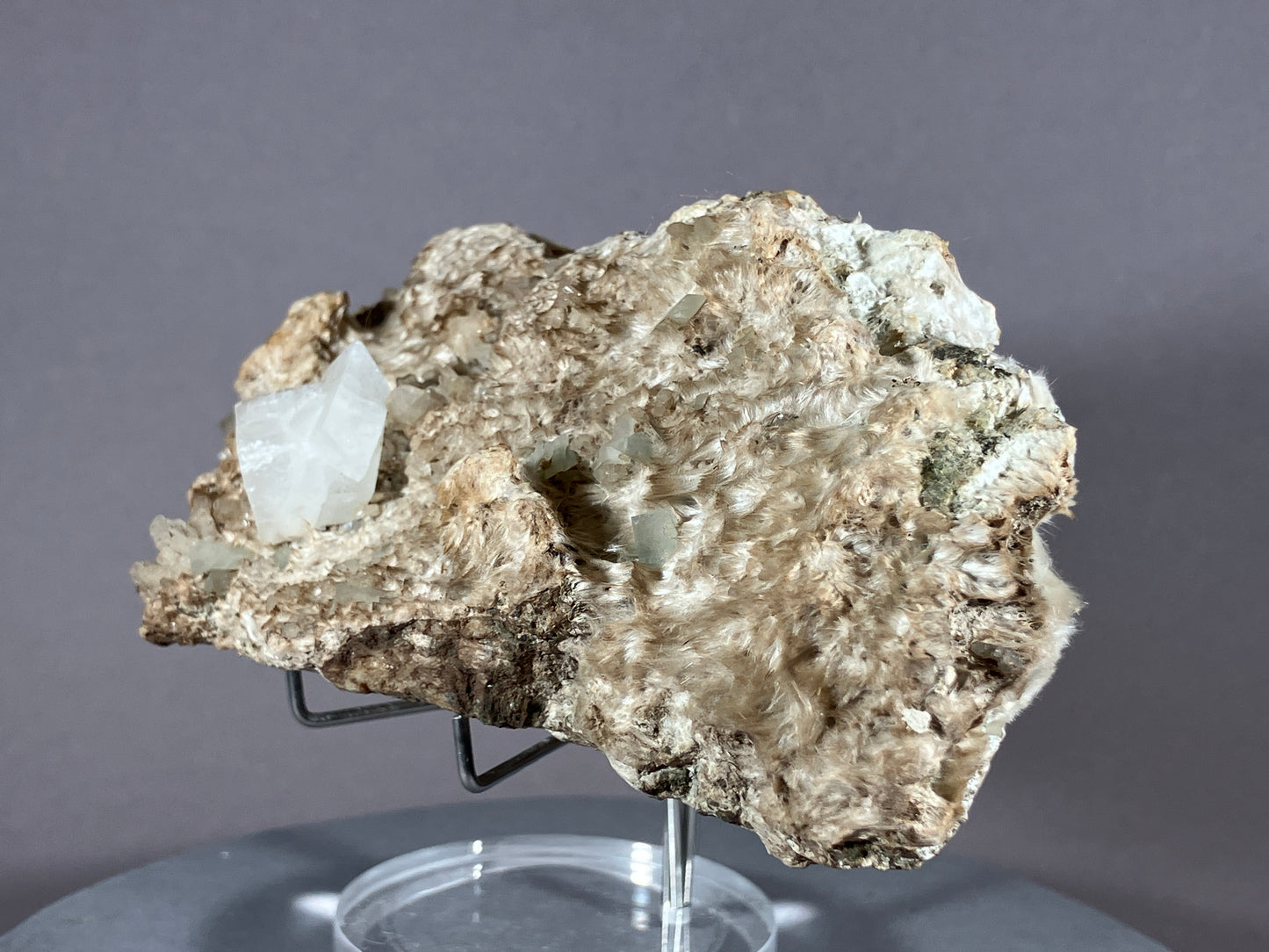 Adular/Amiant/Albit - Teiftal/Uri/Schweiz ca. 13x6cm