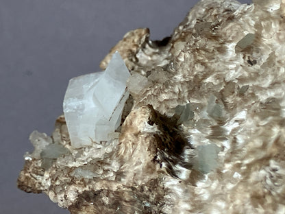 Adular/Amiant/Albit - Teiftal/Uri/Schweiz ca. 13x6cm
