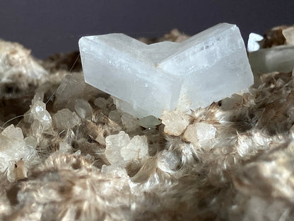 Adular/Amiant/Albit - Teiftal/Uri/Schweiz ca. 13x6cm
