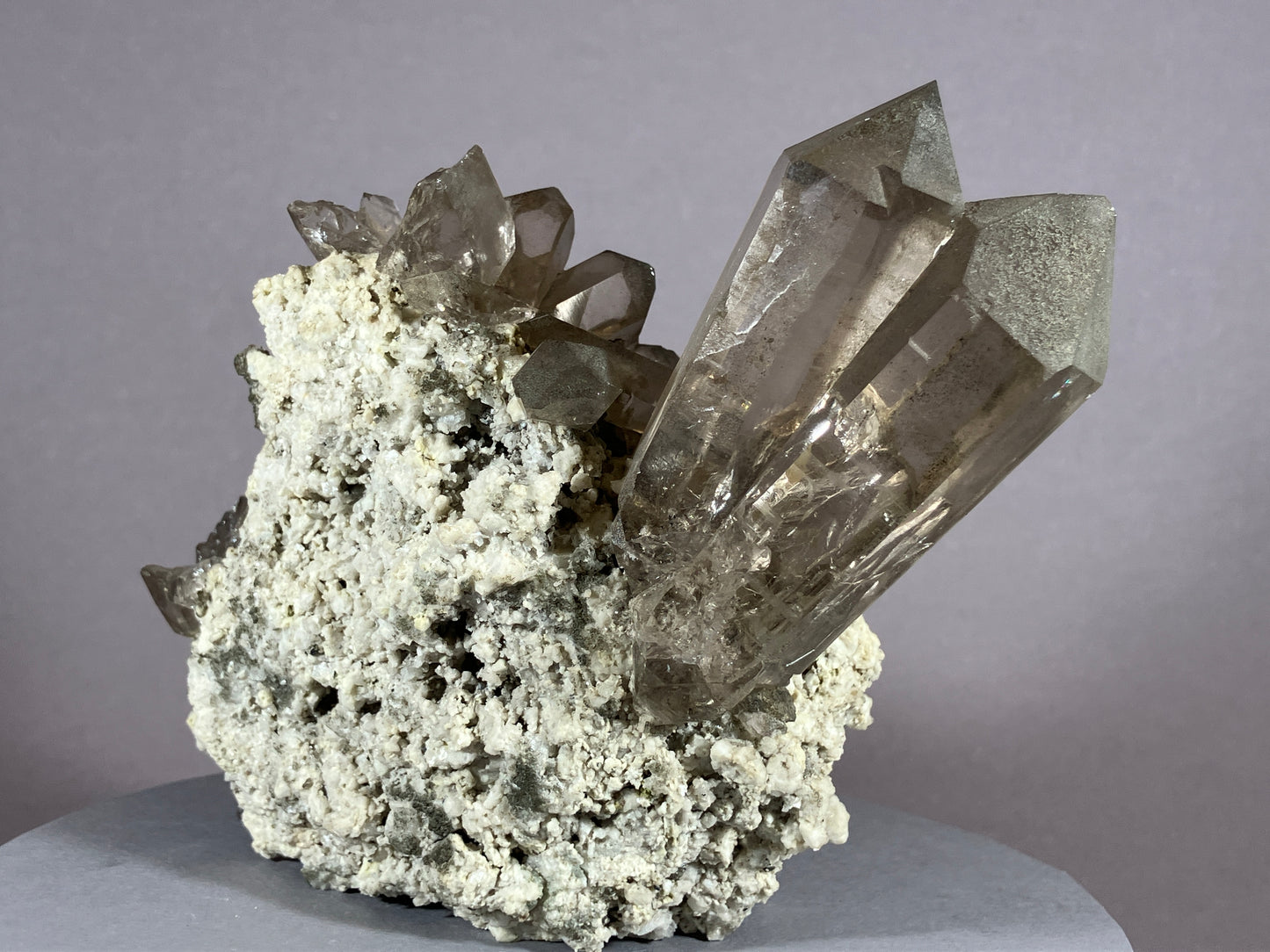 Rauchquarz - Val Giuv/Schweiz ca. 12x10cm
