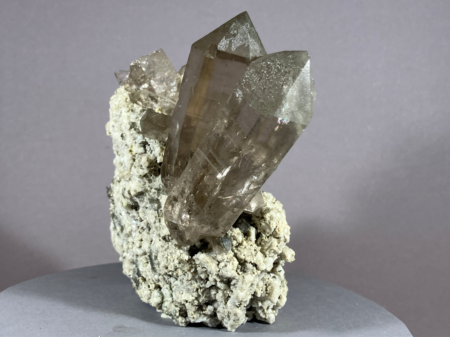 Rauchquarz - Val Giuv/Schweiz ca. 12x10cm